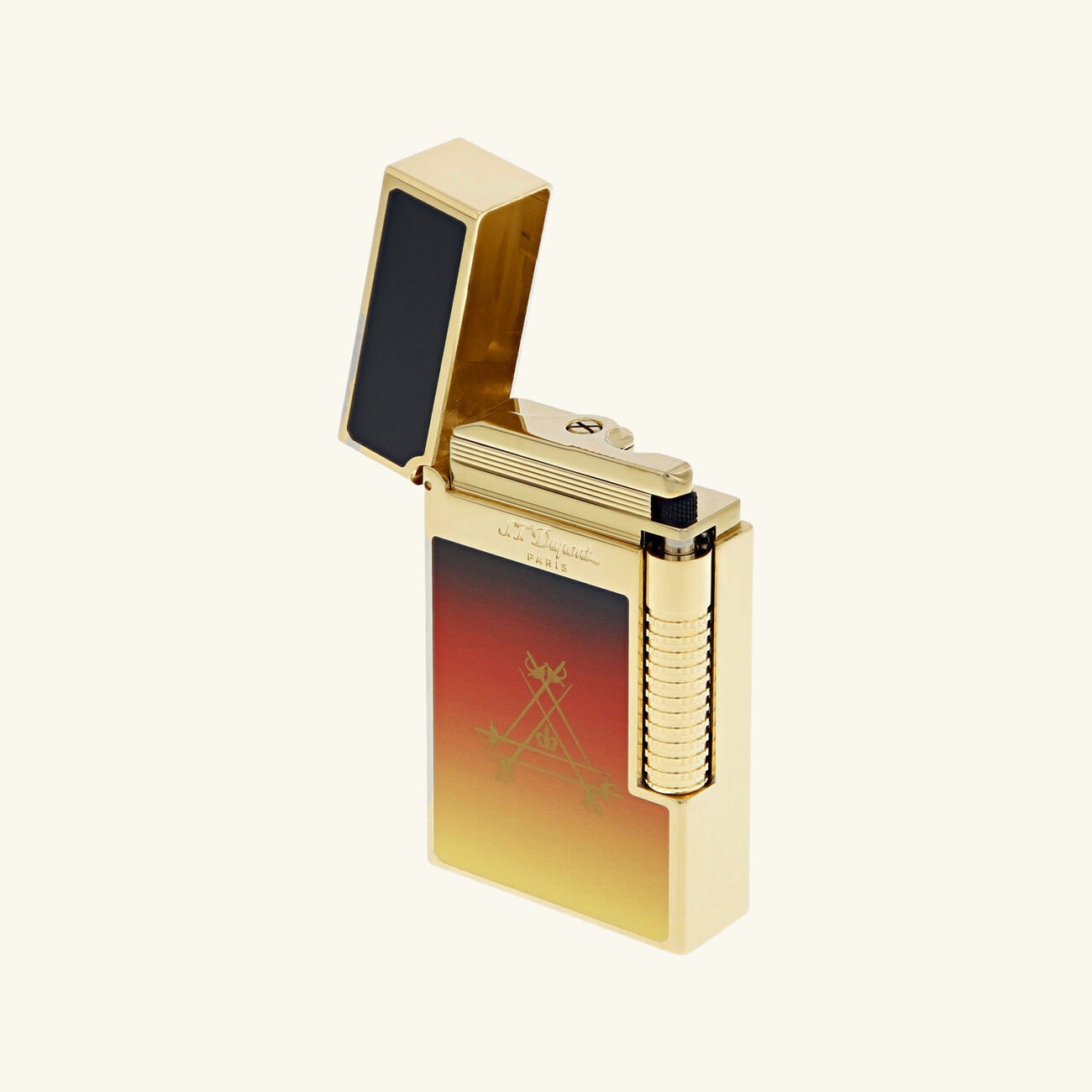 st dupont ligne 2 montecristo lighter brown
