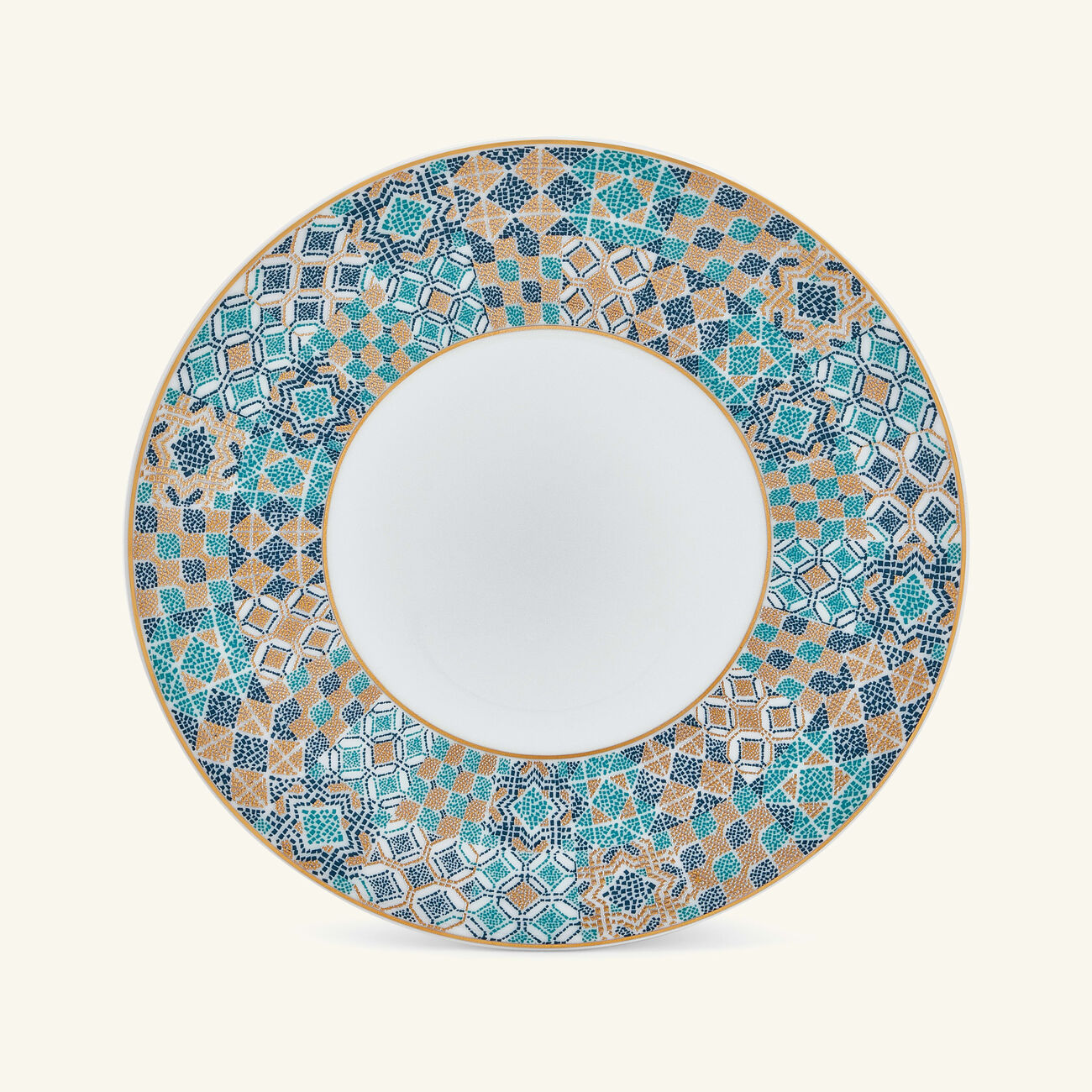 haviland portofino bread butter plate round blue 16cm