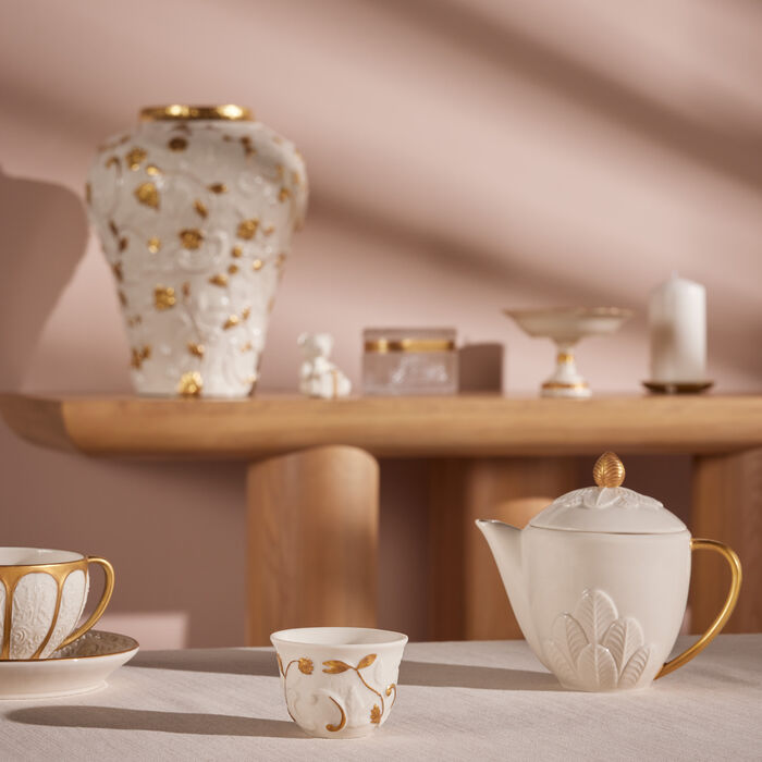 villari taormina arabic coffee cup white