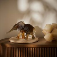 Elephant Savana Figurine Small Black daum elephant savana figurine small black