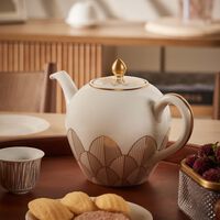 christofle malmaison imp riale teapot gold