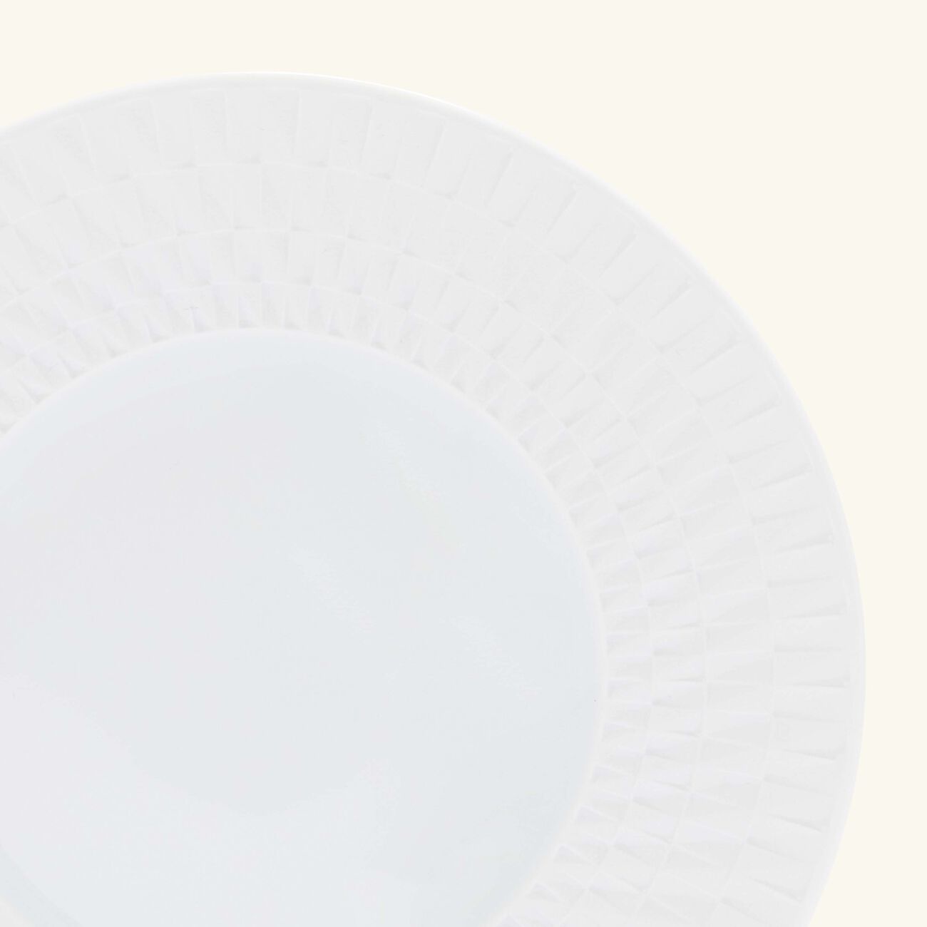 bernardaud twist blanc bread butter plate round white 16cm