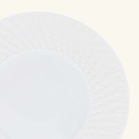 bernardaud twist blanc bread butter plate round white 16cm