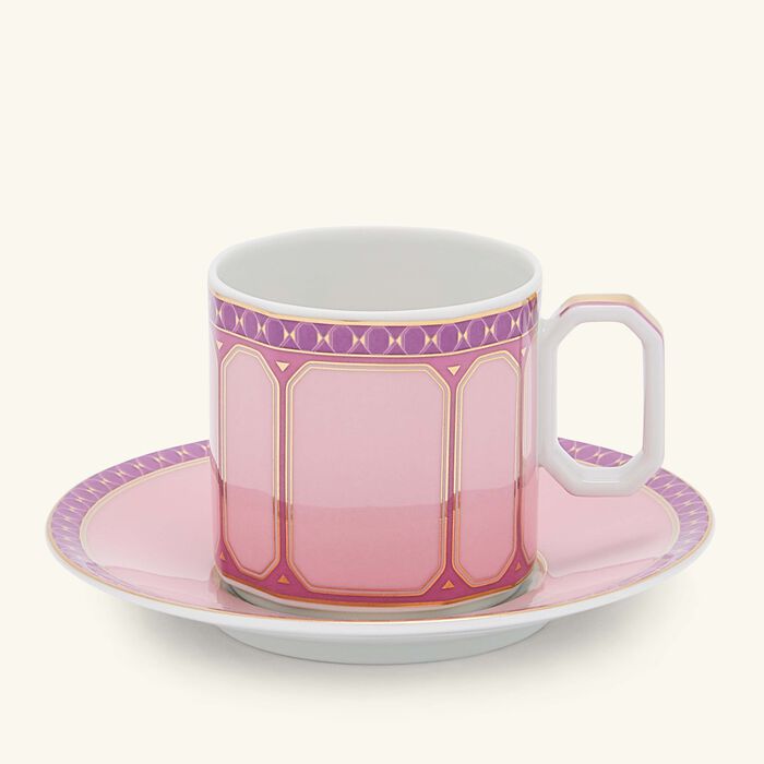 rosenthal signum rose coffee cup saucer pink