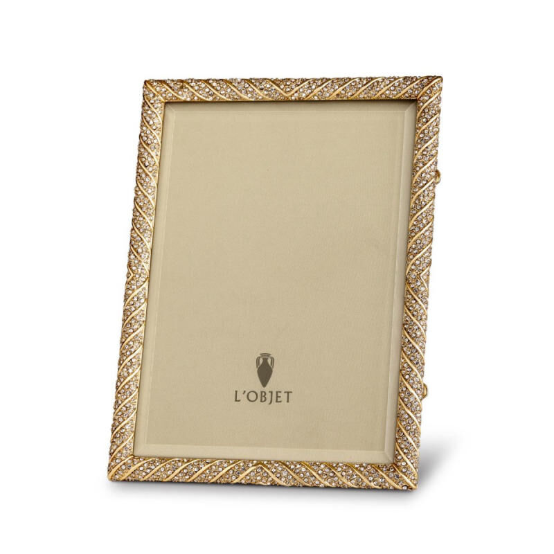 Deco Twist Pave Picture Frame, large