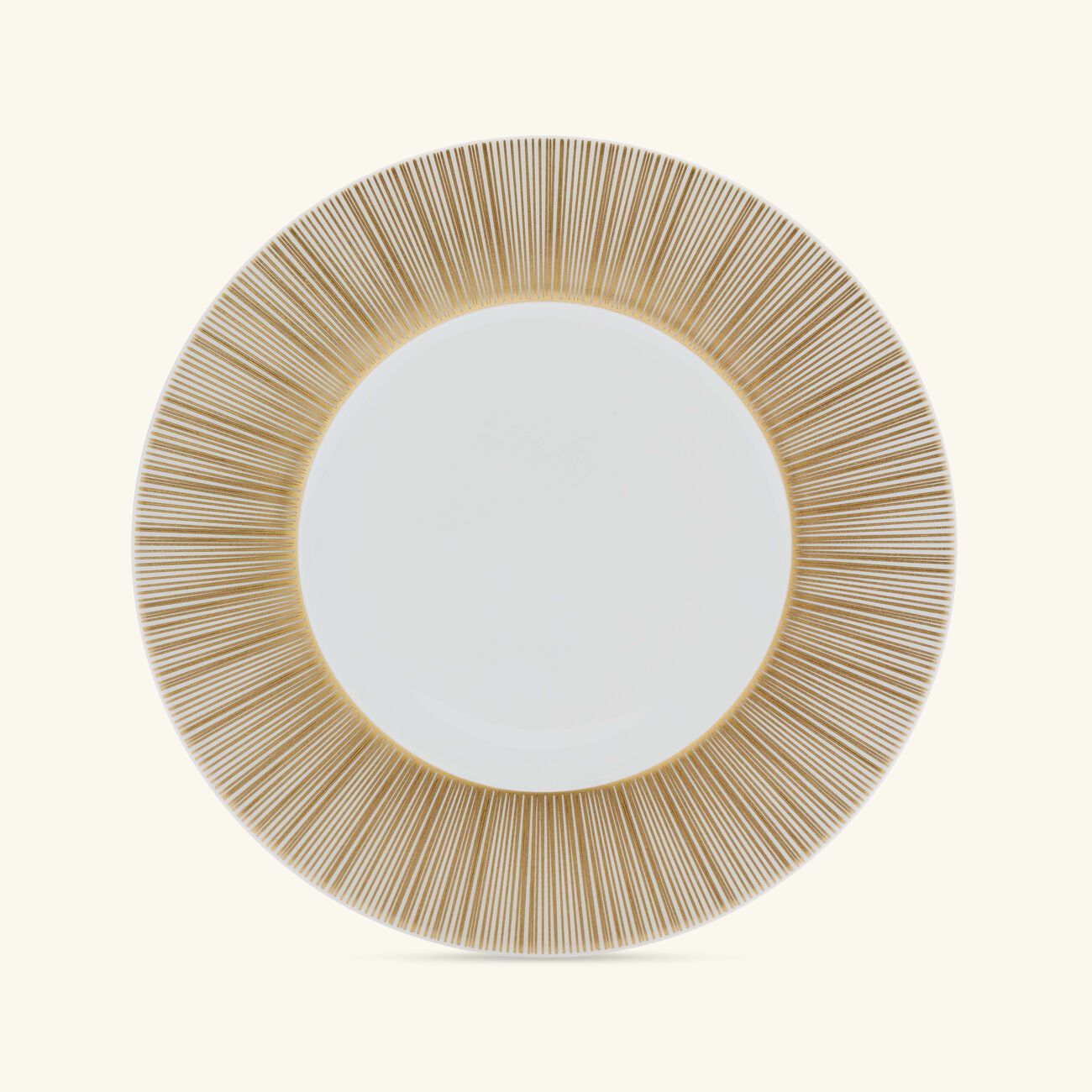 bernardaud sol salad plate round gold 21cm