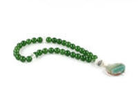 Masbaha Aventurine, Rock-Crystal, Tourmalined Quartz, Banded Agate. Masbaha Aventurine, Rock-Crystal, Tourmalined Quartz, Banded Agate., small