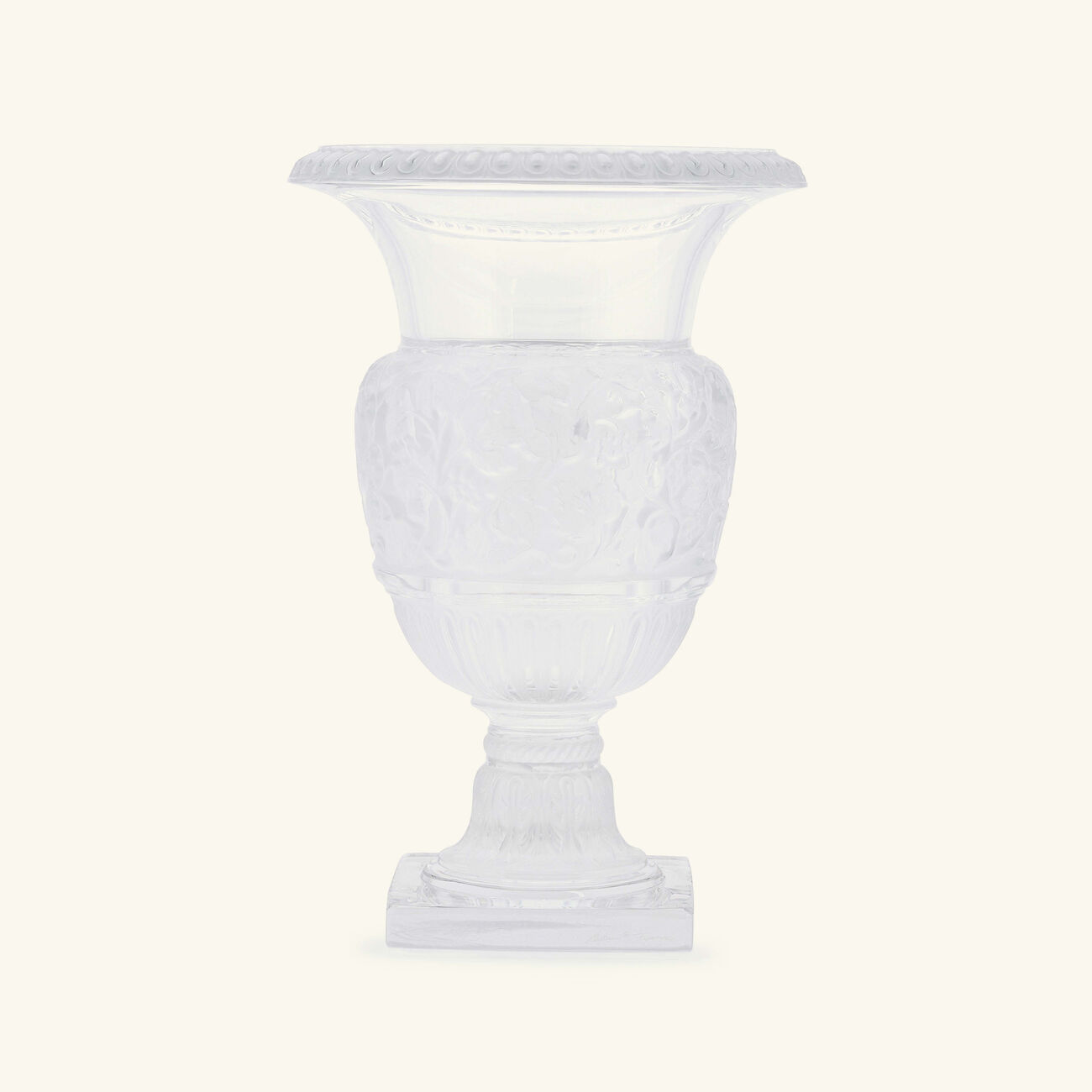 Versailles Vase Medium Clear lalique versailles vase medium clear