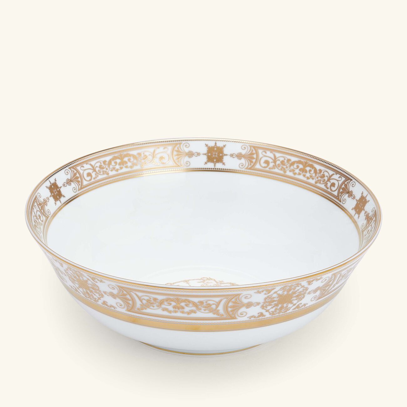 Aux Rois Salad Bowl Gold 25cm bernardaud aux rois salad bowl gold 25cm