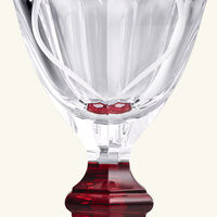 baccarat harcourt 1841 love drinking glass red
