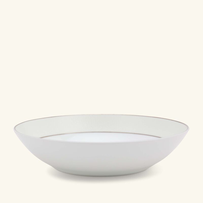 Dune Soup Plate Round Silver 19cm bernardaud dune soup plate round silver 19cm