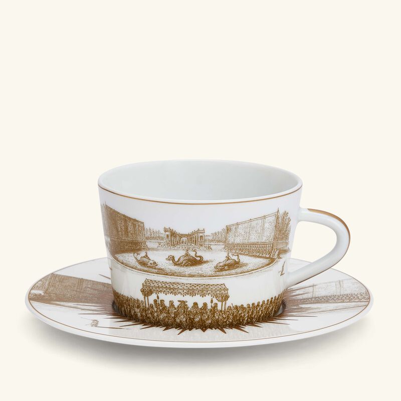 Versailles Enchanté Tea Cup And Saucer bernardaud versailles enchant tea cup and saucer