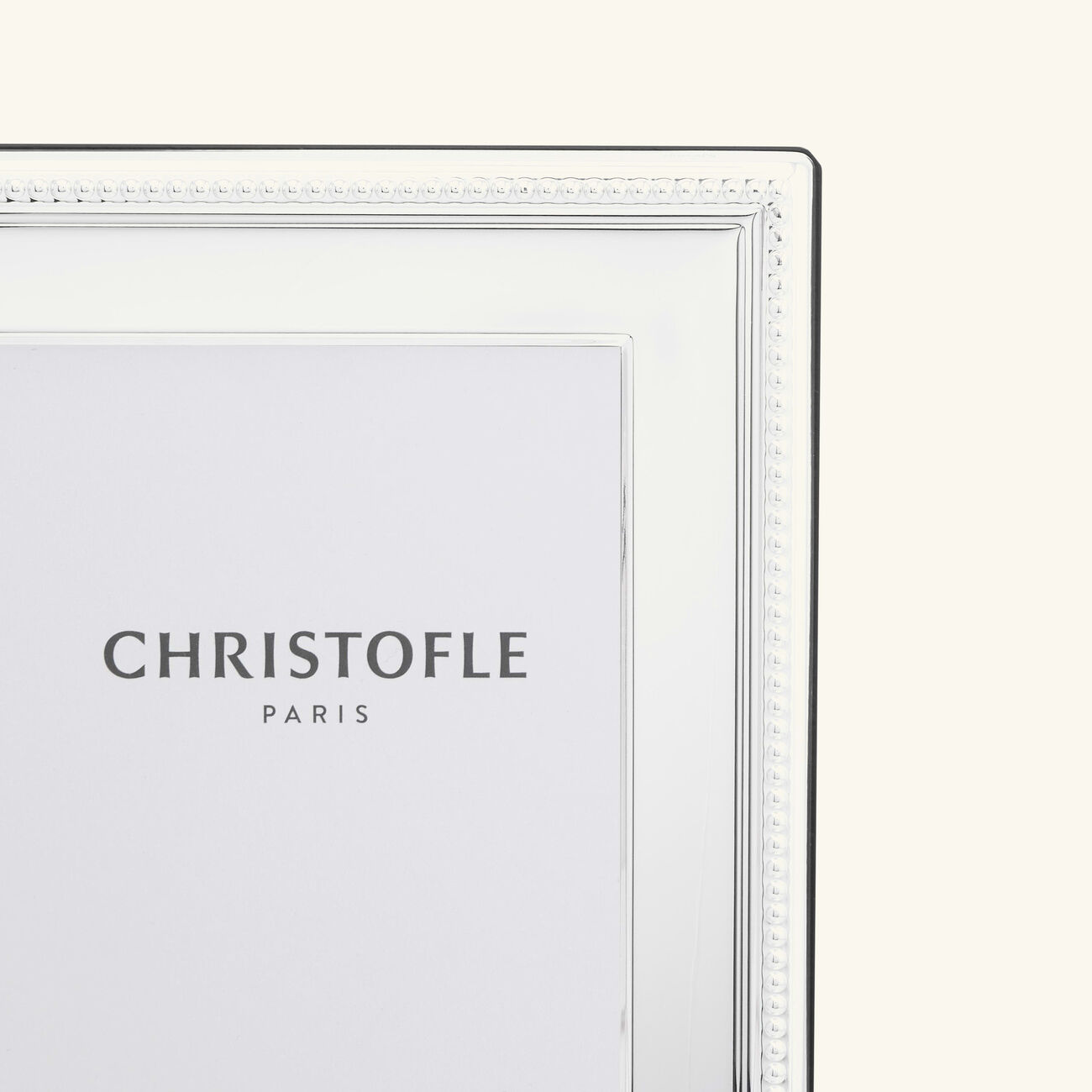 christofle perles picture frame silver plated 18x24cm