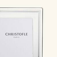 christofle perles picture frame silver plated 18x24cm