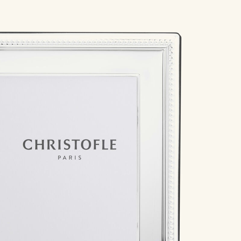 christofle perles picture frame silver plated 18x24cm