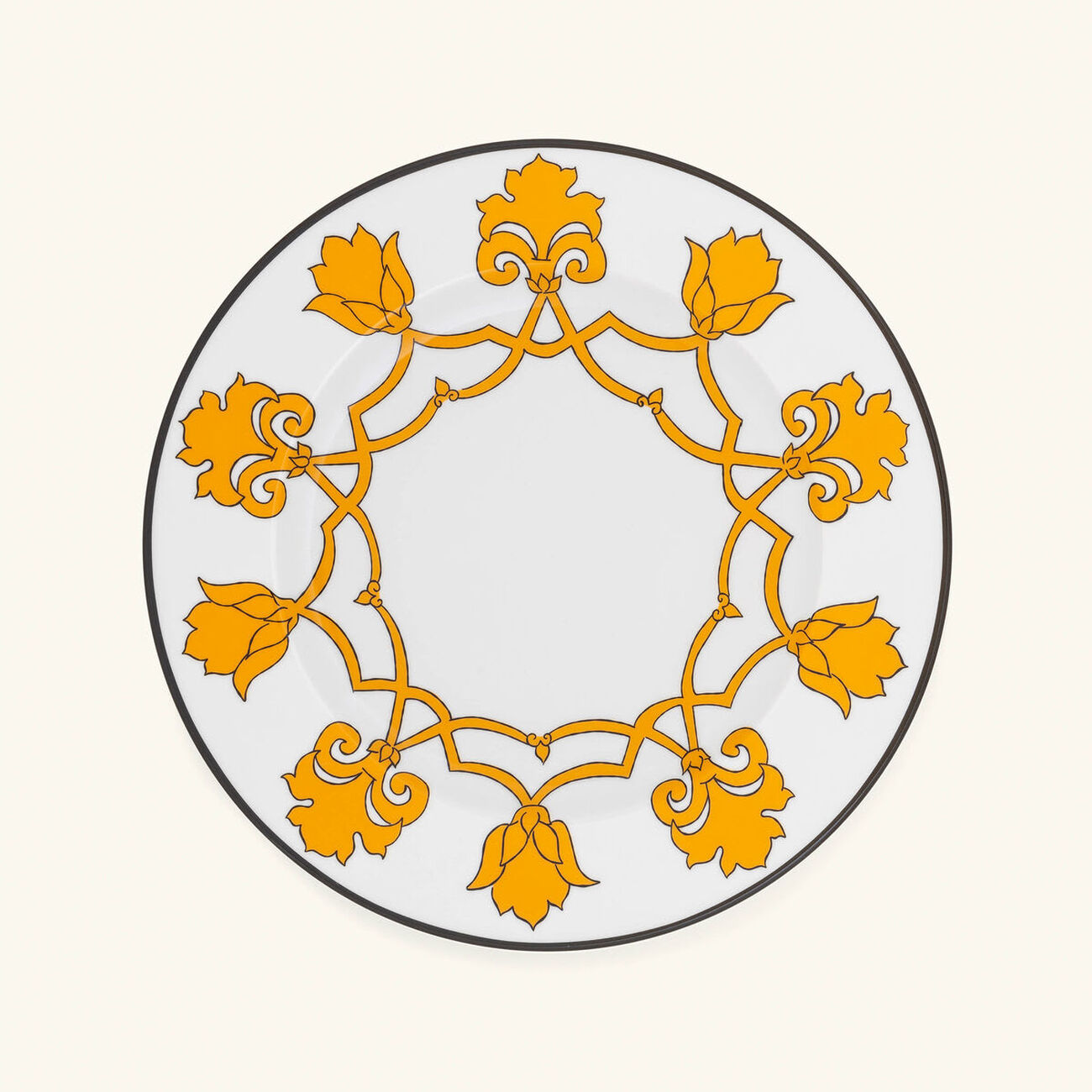 بينتو باريس طبق الطعام جايبور دائري أصفر 26 سم