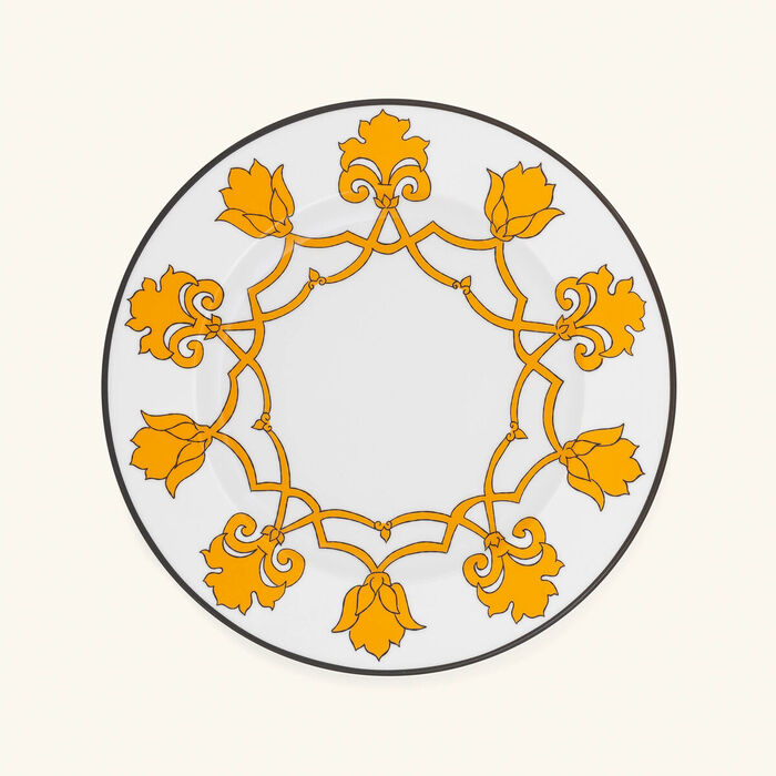pinto paris jaipur dinner plate round yellow 26cm