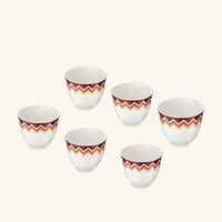 ICONIC Arabic Cup Multicolor Set of 6 missoni home iconic arabic cup multicolor set of 6