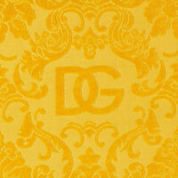 dolce gabbana casa terry cotton bath mat yellow