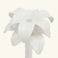les ottomans palm trees candle holder white