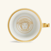 versace medusa gala gold mug white