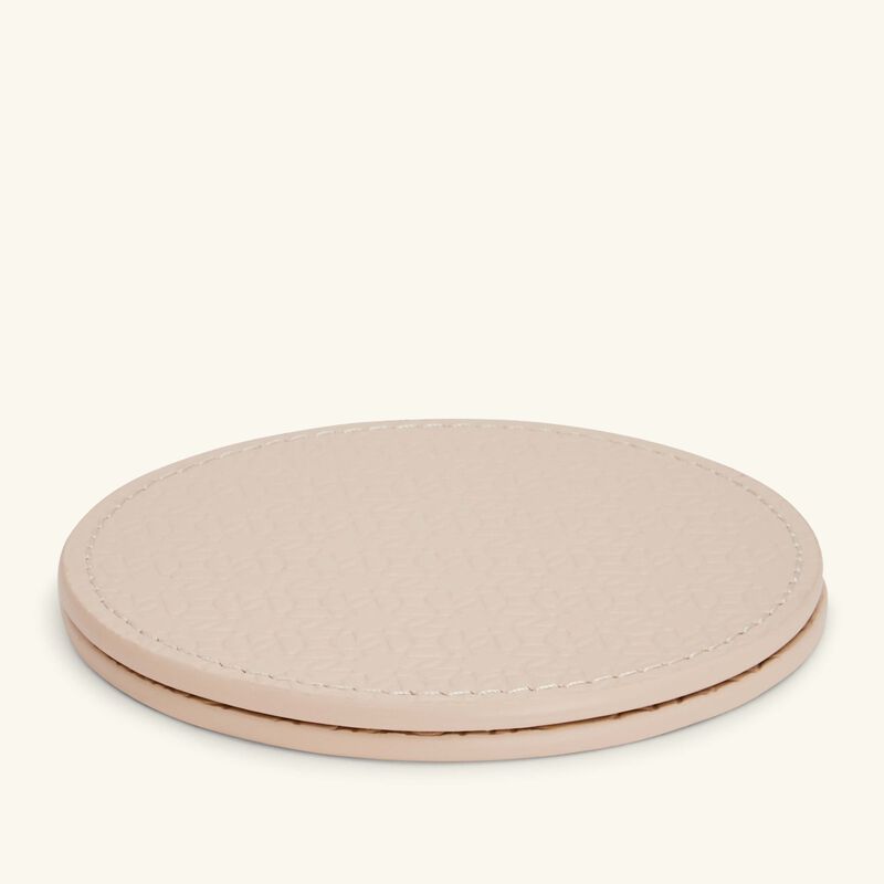 Elie Saab Monogram Coaster Torrone Beige Set of 2 giobagnara elie saab monogram coaster torrone beige set of 2