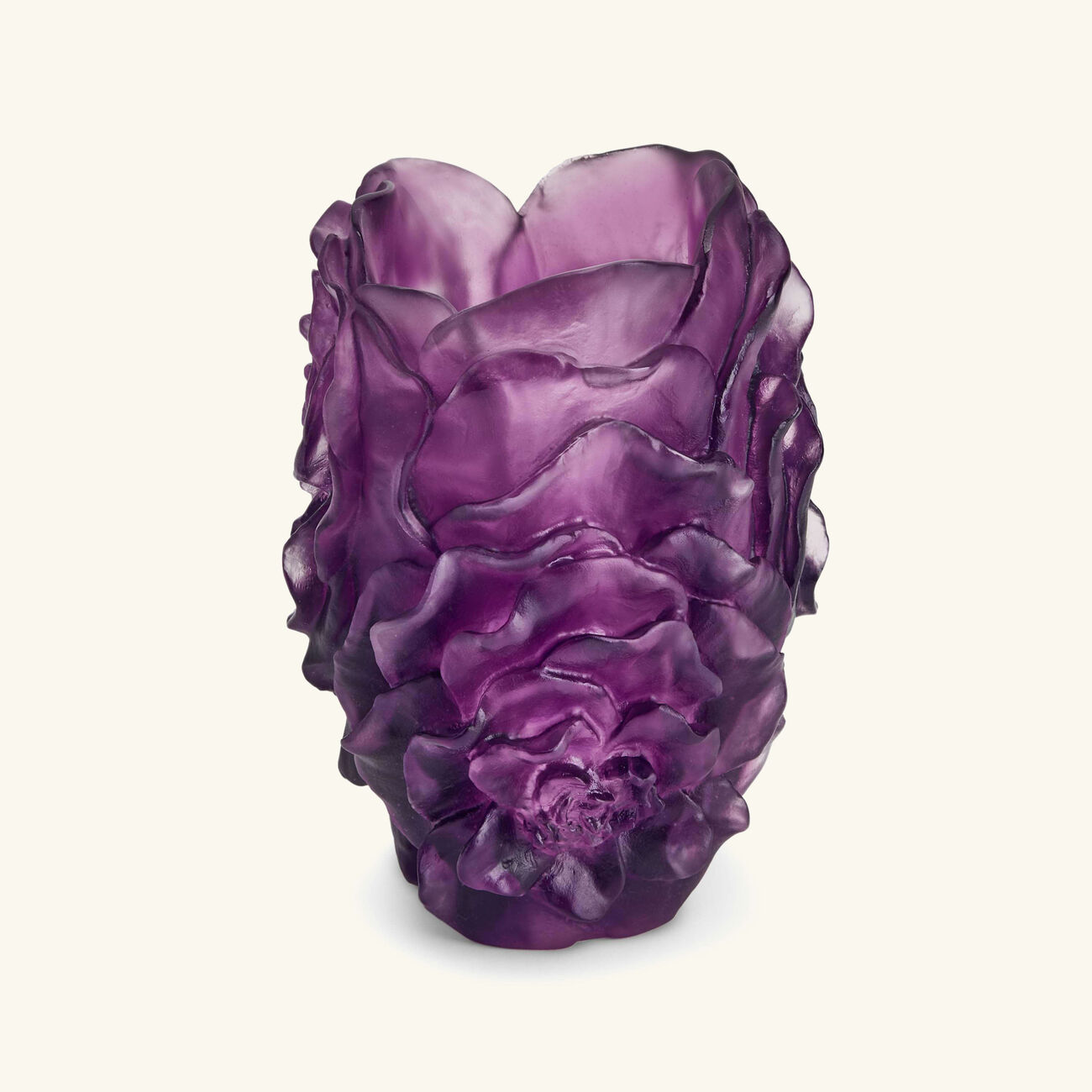 Camellia Vase Small Violet daum camellia vase small violet