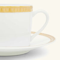 christofle albi tea cup saucer silver