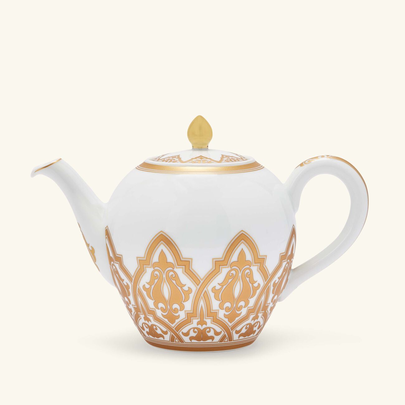 bernardaud venise tea pot gold