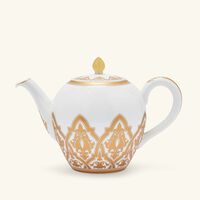 bernardaud venise tea pot gold