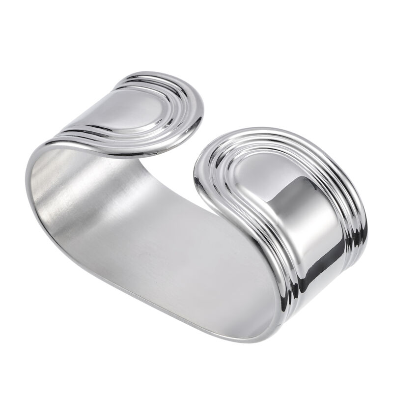 Napkin Ring Open Rosine Silver Plated, large