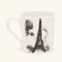 Chagal Le Soleil Noir Sur Paris Mug White bernardaud chagal le soleil noir sur paris mug white
