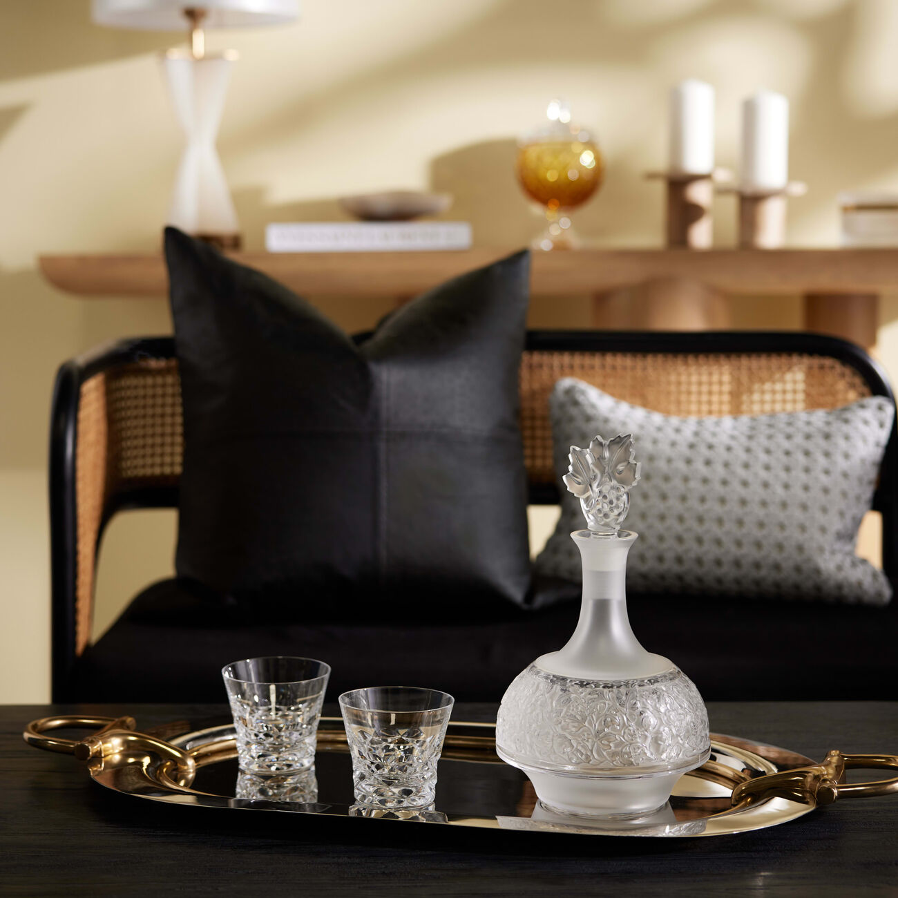 lalique versailles decanter clear