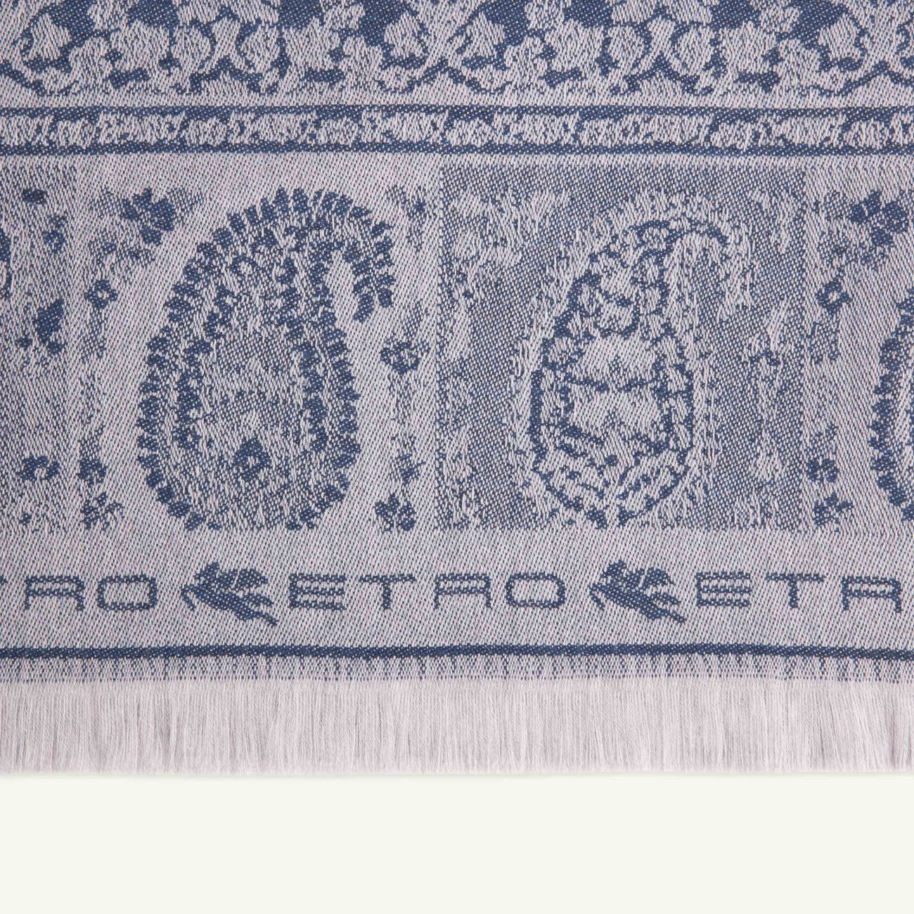 etro tagete throw blue