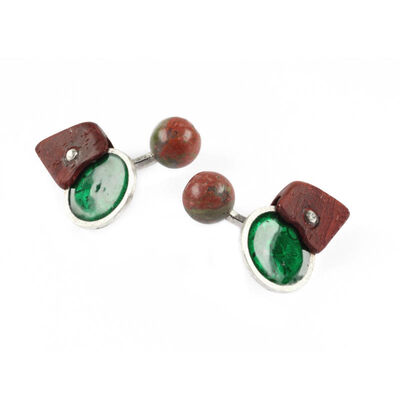 Unakite Cufflinks
