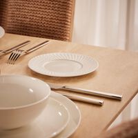 bernardaud twist blanc bread butter plate round white 16cm