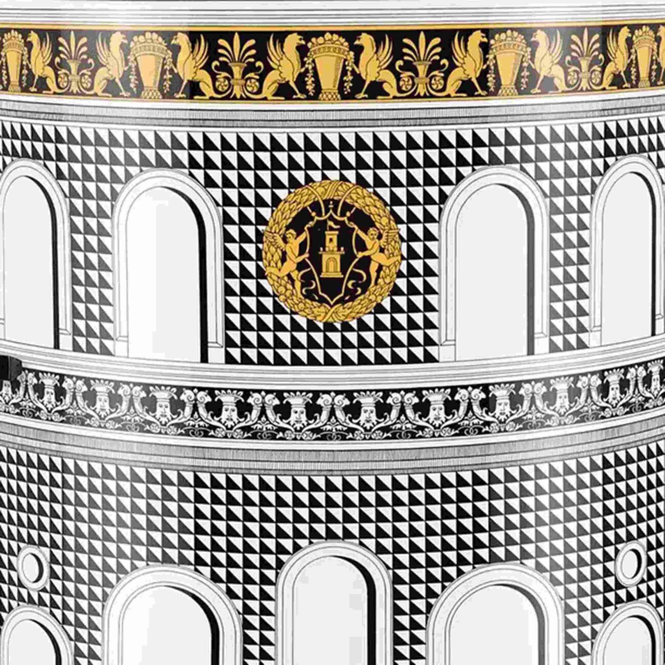 fornasetti facciata quattrocentesca console pattern