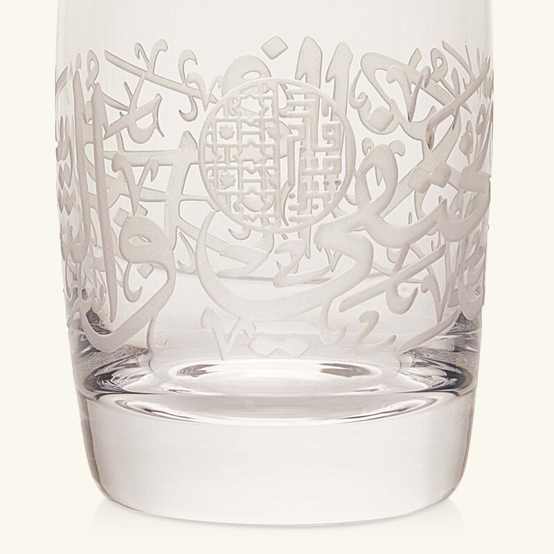 dimlaj thuluth short tumbler clear set of 6