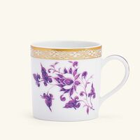 bernardaud prunus bread butter plate round purple 16cm