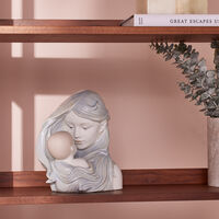 lladro sweet caress mother sculpture medium grey