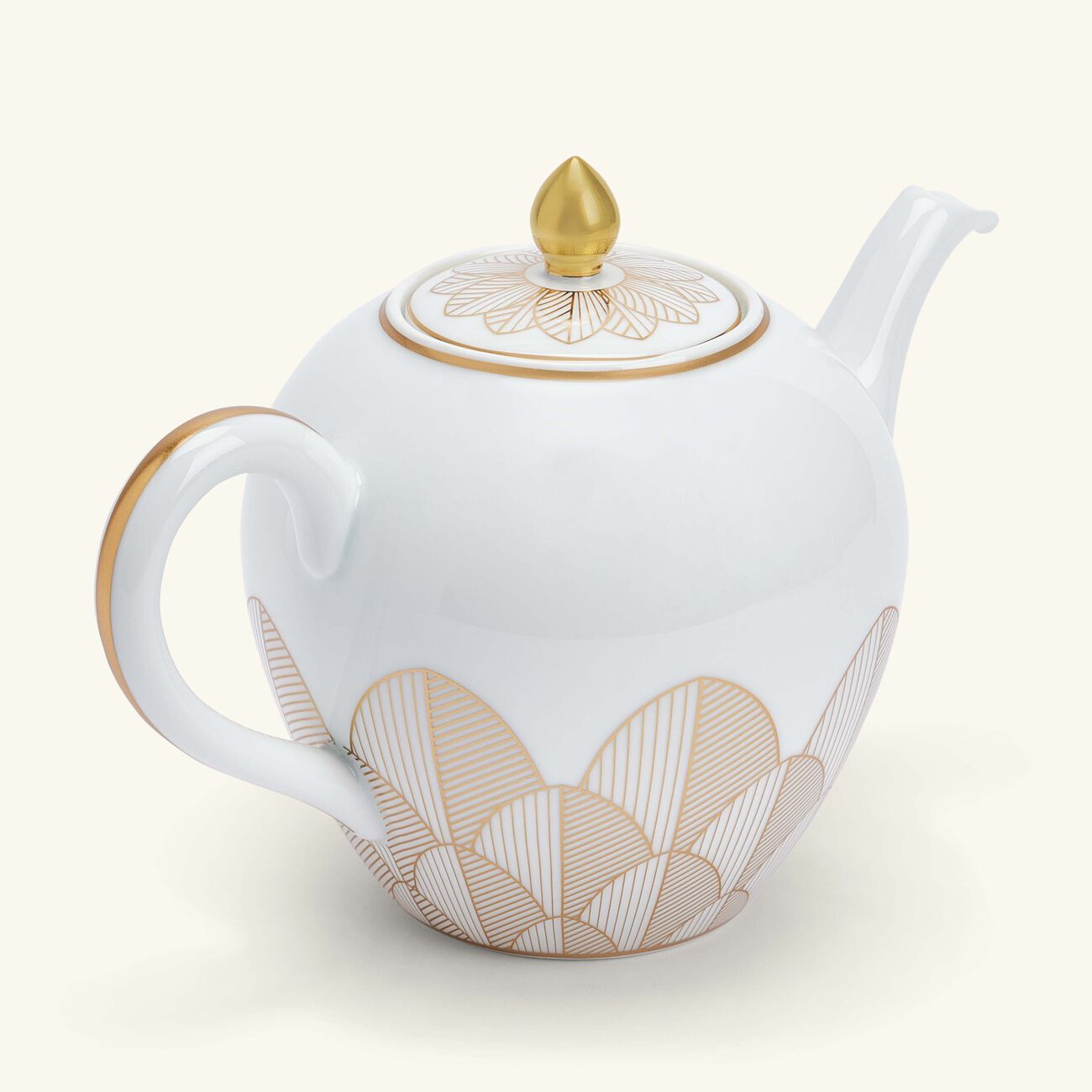 christofle malmaison imp riale teapot gold