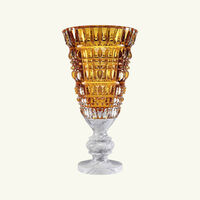 baccarat new antique vase extra large yellow