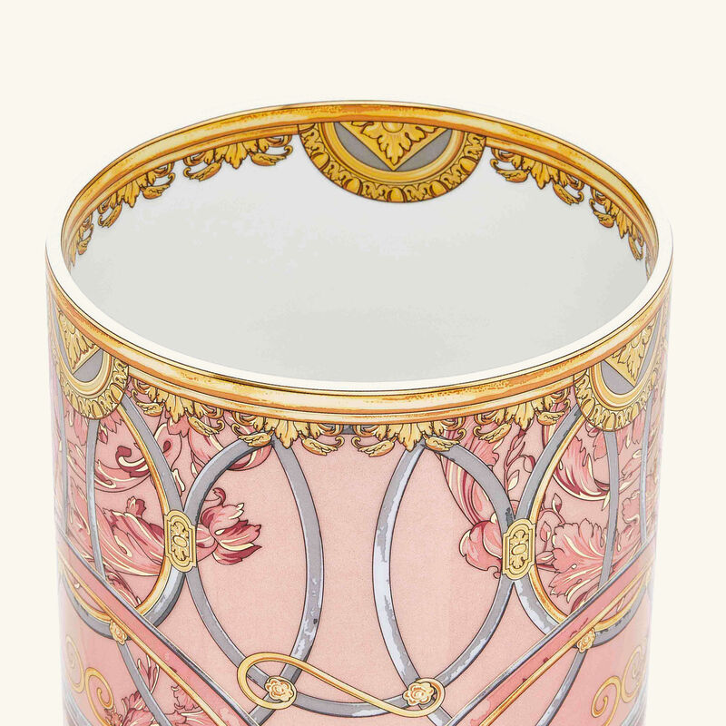 Scala del Palazzo Vase Small Pink versace scala del palazzo vase small pink