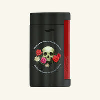 st dupont slim 7 memento mori lighter black