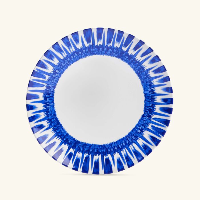 bernardaud in bloom dinner plate round blue 27cm