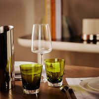 baccarat mosaique tumblers set of 2 green