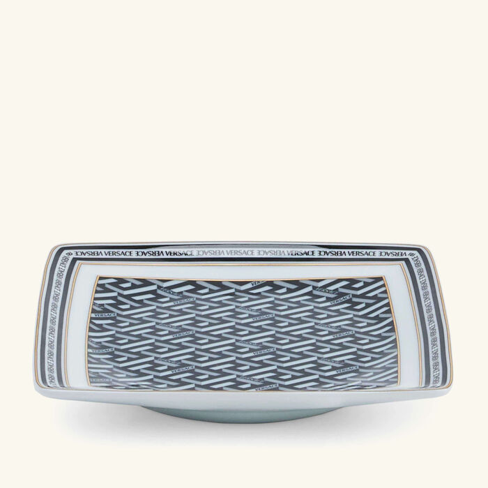 versace la greca trinket tray square