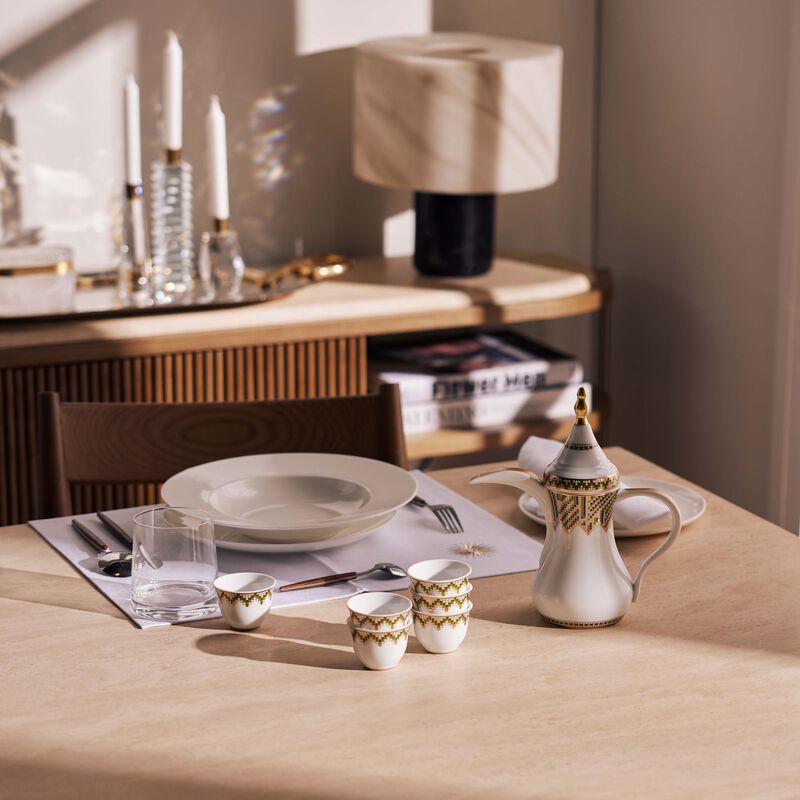 bernardaud augusta oriental coffee cups set of 2