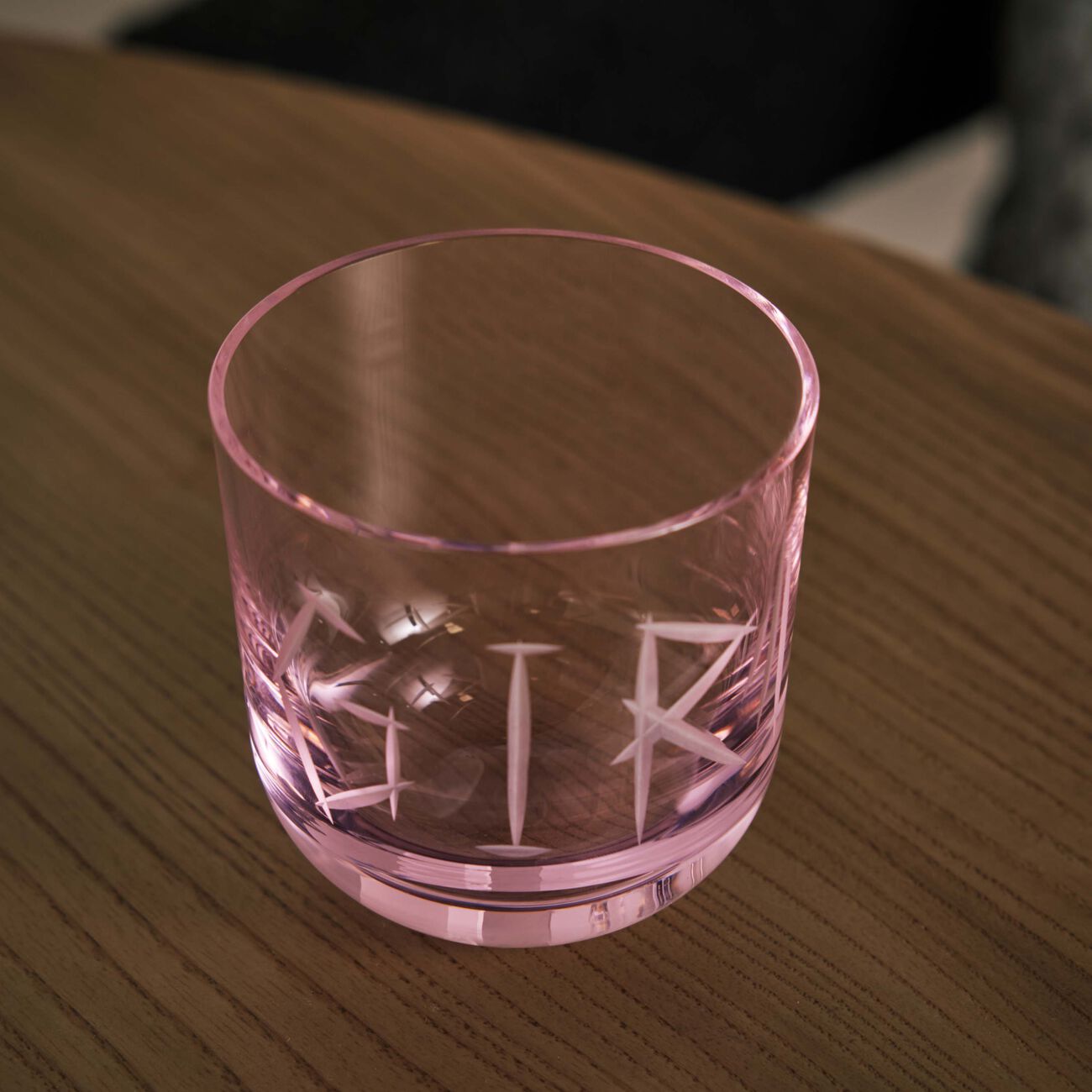 ruckl abc girl drinking glass pink