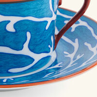 pinto paris lagon tea cup saucer blue